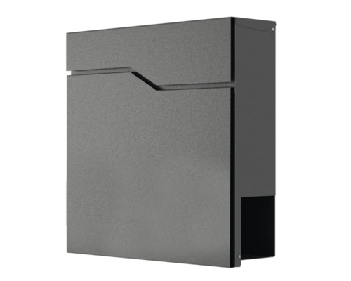 Wandbriefkasten HEIDEMANN DESIGNline BK2 38x38x11 cm graphit Briefkasten aus Metall