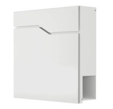 Weißer Briefkasten für den Außenbereich