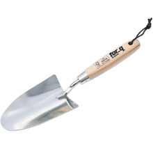 Gartenkelle mit Holzgriff und Aufhängeschlaufe