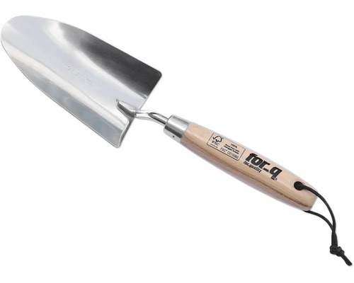 Edelstahl-Gartenschaufel mit Holzgriff von for_q