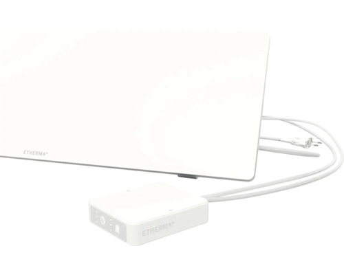 Etherma Flächenheizung mit Steuereinheit und Stromkabel