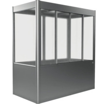 Überdachung mit transparenten Elementen für den Außenbereich