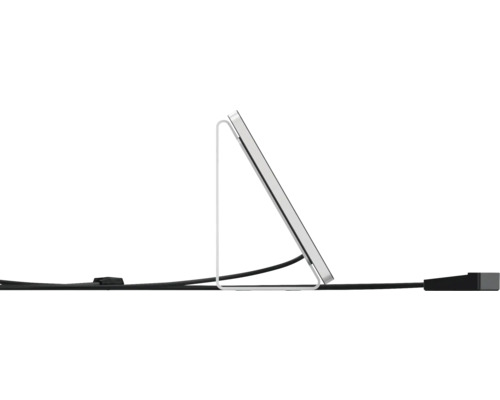 Flacher Bildschirm mit Kabel