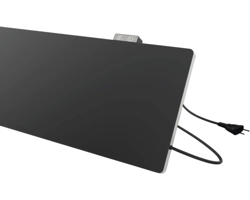 Infrarotheizung mit Bedienfeld und Stromkabel