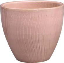 Blumentopf aus Keramik mit Rillenstruktur
