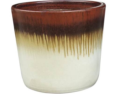 Keramik Blumentopf mit Farbverlauf