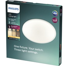 Verpackung einer Philips LED Deckenleuchte mit verschiedenen Lichteinstellungen
