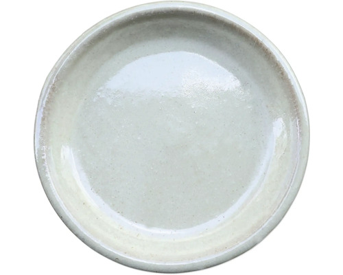 Untersetzer Keramik Ø 22 cm H 3,7 cm weiß 1 Keramikteller