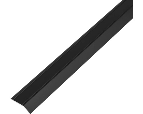 Übergangsprofil Ausgleichsprofil Alberts Aluminium 39x10 mm, 0,9 m zum Kleben, schwarz Eckprofil