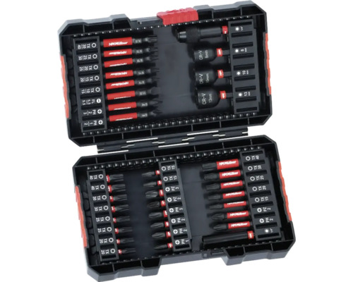 HM Müller Bitset in geöffnetem schwarzen Koffer