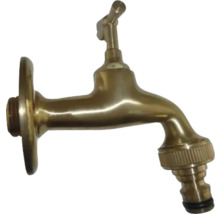 Wasserhahn aus Metall zur Wandmontage