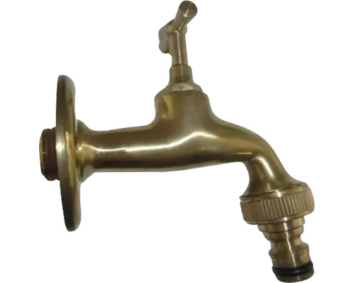 Wasserhahn aus Metall zur Wandmontage