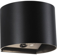 Schwarze Wandleuchte für den Innenbereich