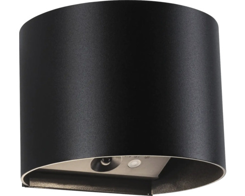 Schwarze Wandleuchte für den Innenbereich