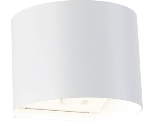 Weiße Wandleuchte in Zylinderform