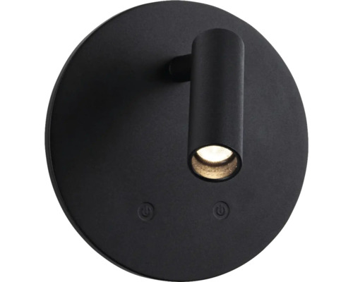 Schwarze LED Wandleuchte