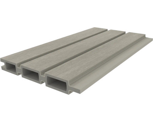 Terrassendiele aus Verbundmaterial mit Hohlkammerprofil