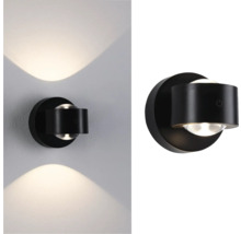 Schwarze Wandleuchte zur Innenraumbeleuchtung