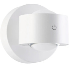Weiße Wandleuchte mit Ein- und Ausschalter