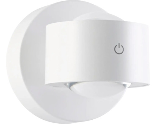Weiße Wandleuchte mit Ein- und Ausschalter