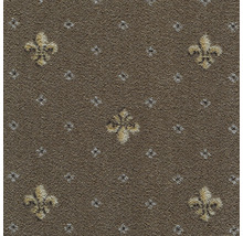 Detailansicht eines Teppichs mit Lilienmuster