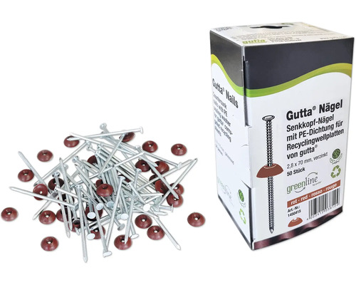 Gutta Nägel mit PE-Dichtung und Verpackung