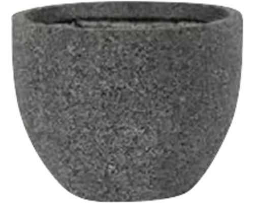 Grauer Pflanztopf aus Stein