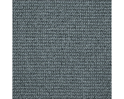 Teppichboden Schlinge Tulsa blau FB74 400 cm breit (Meterware) Nahaufnahme eines grauen Teppichs