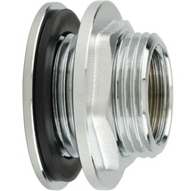 Verchromter Tankdurchgang mit Gummidichtung für Sanitärinstallationen