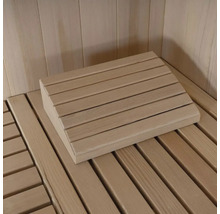Holzkopfstütze für die Sauna