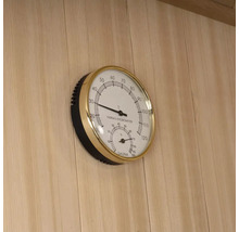 Thermo-Hygrometer zur Messung von Temperatur und Luftfeuchtigkeit in der Sauna