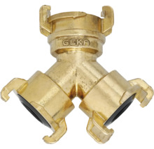 Geka Y-Verteiler aus Messing