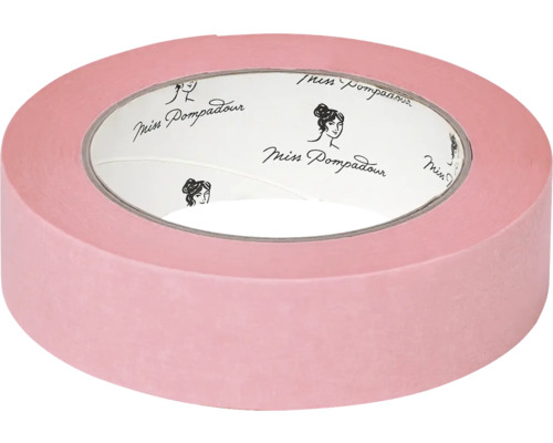 Pinke Kreppbandrolle von Miss Pompadour