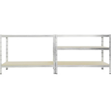 Metallregal mit mehreren Ablageflächen für Lagerung