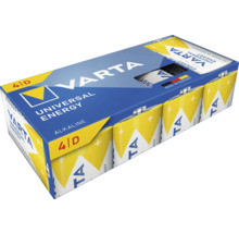Varta Universal Energy Alkaline D Batterien, 4er Pack