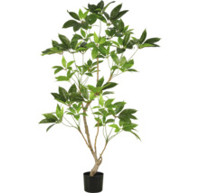 Künstlicher Baum mit grünen Blättern im Topf