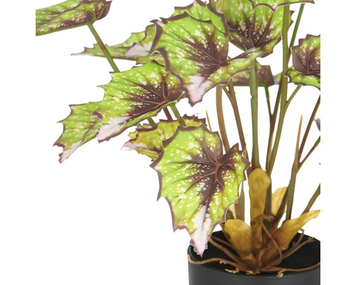 Künstliche Begonie in einem Topf