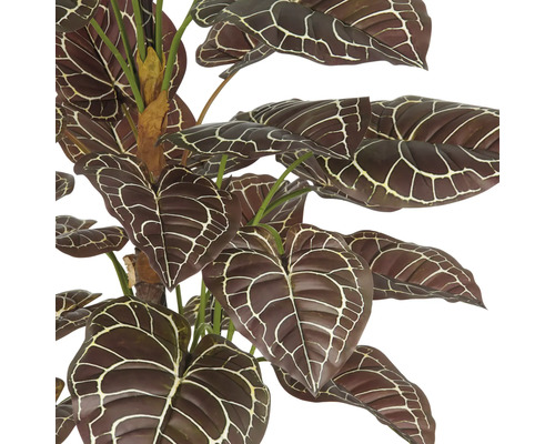 Künstliche Anthurie mit gemusterten Blättern