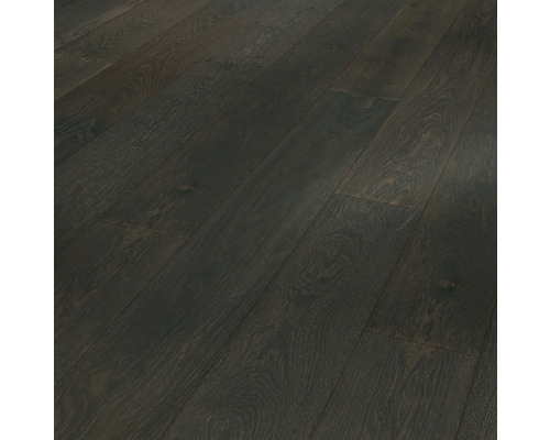 Parador Echtholz-Parkett Eiche Pinot schwarz 1748887 Landhausdiele 2200 x 185 x 13 mm Dunkler Holzboden aus Eichenholz