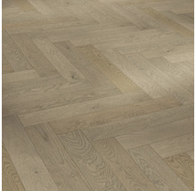 Verlegung von Fischgrätenparkett aus Holz