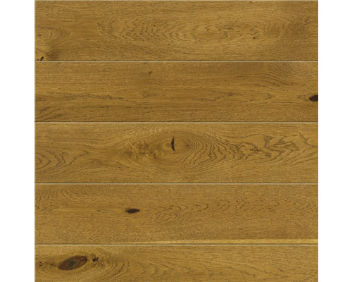 Parkett Eiche 1-Stab Cognac Country Landhausdiele gebürstet matt lackiert 2200 x 130 x 14 mm Holzpaneele für den Innenbereich