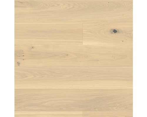 Parkett Eiche 1-Stab Creme Family Landhausdiele gebürstet matt lackiert 2200 x 180 x 14 mm Holzbodenbelag aus Eiche