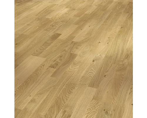 Parador Parkett Basic 11-5 Eiche astig rustikal Schiffsboden matt lackiert 2200 x 185 x 11,5 mm Verlegtes Eichenparkett