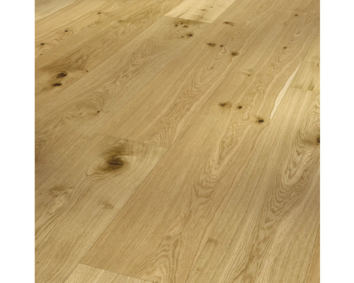Parador Parkett Basic 11-5 Eiche rustikal breite Landhausdiele matt lackiert 2380 x 233 x 11,5 mm Holzboden aus Eiche mit Astlöchern