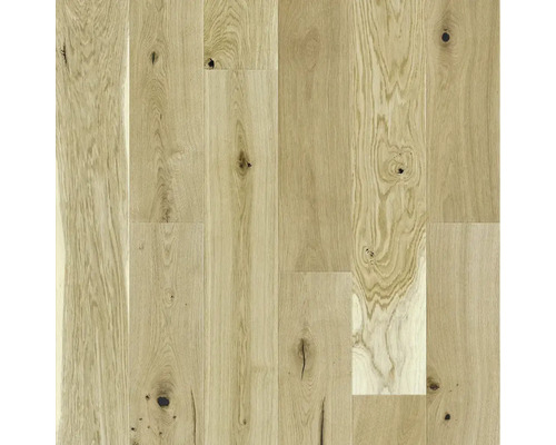 Parkett Various Eiche Landhausdiele Matt lackiert 1092 x 180 x 14 mm Holzboden aus Eiche mit Astlöchern