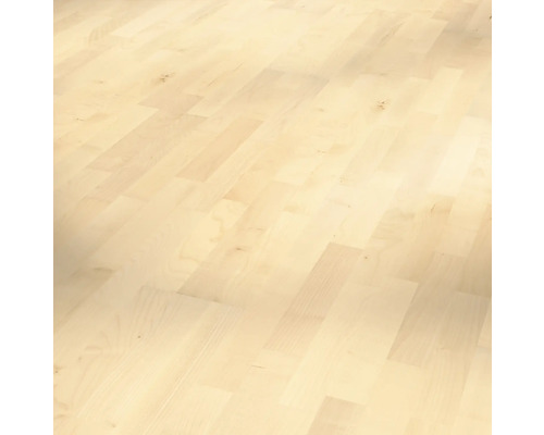 Heller Holzboden mit Dielenmuster.