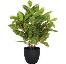 Künstliche Krotonpflanze im Topf