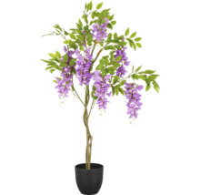 Künstlicher Blauregen im Topf zur Dekoration