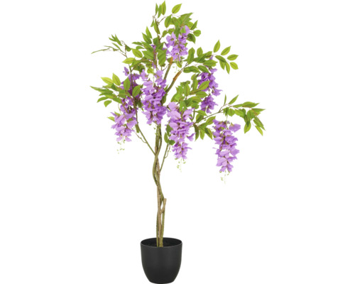 Künstlicher Blauregen im Topf zur Dekoration