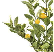 Künstlicher Zitronenzweig mit Blättern